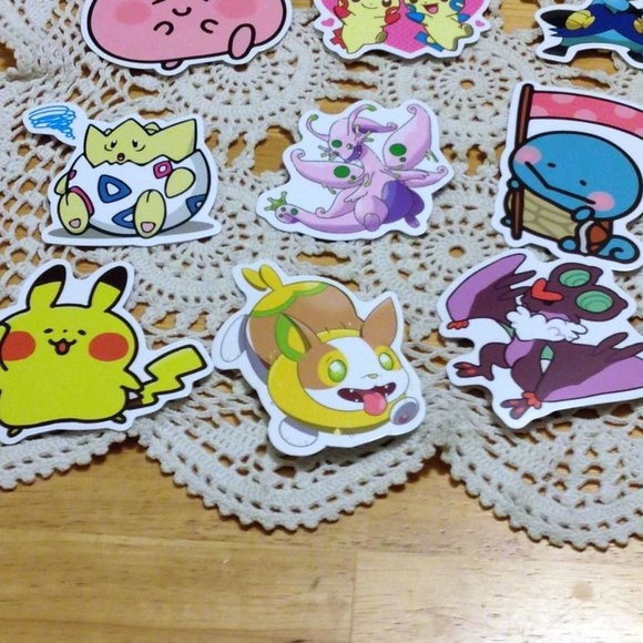 Pokemon stickers for laptop, cell phone, hydroflask, locker, crafts - Picture 4 of 5